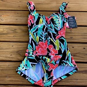 NWT floral swim suit